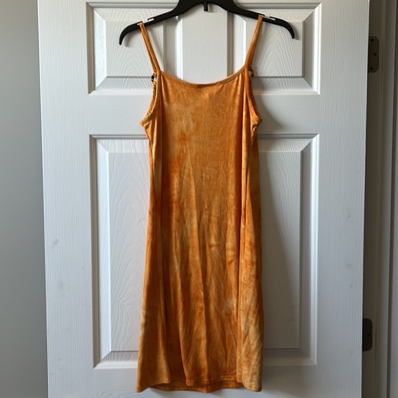 Vintage TMG Tie Dye Yellow Dress - Picture 5 of 5